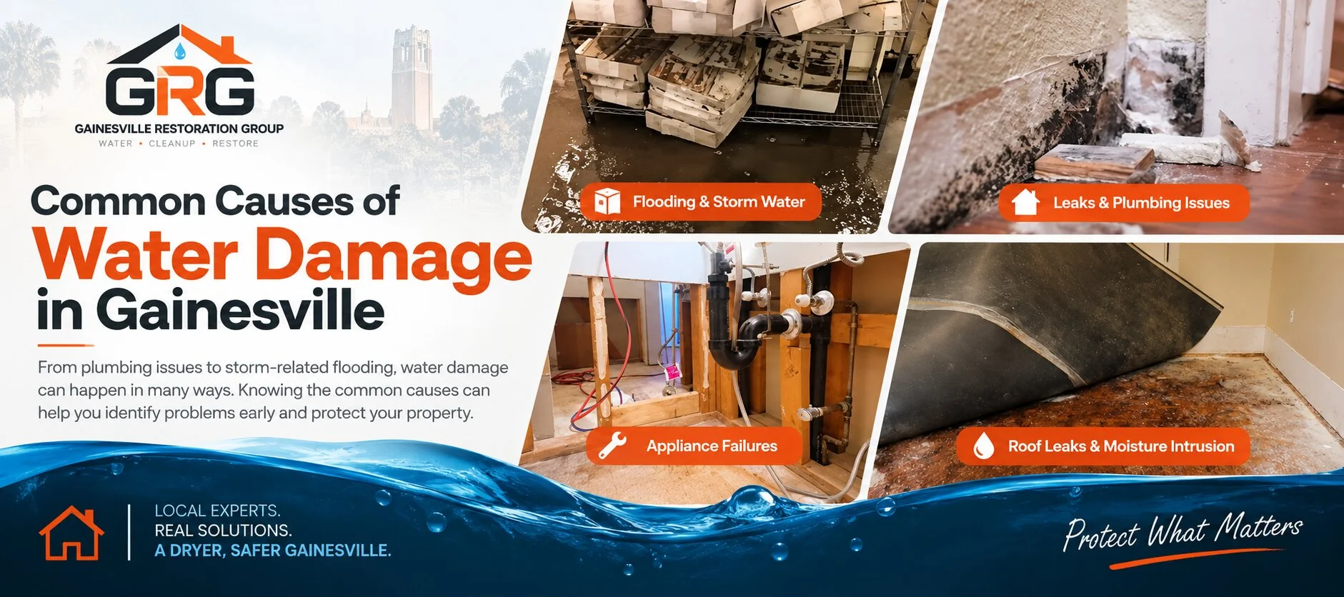 Water Damage in Gainesville